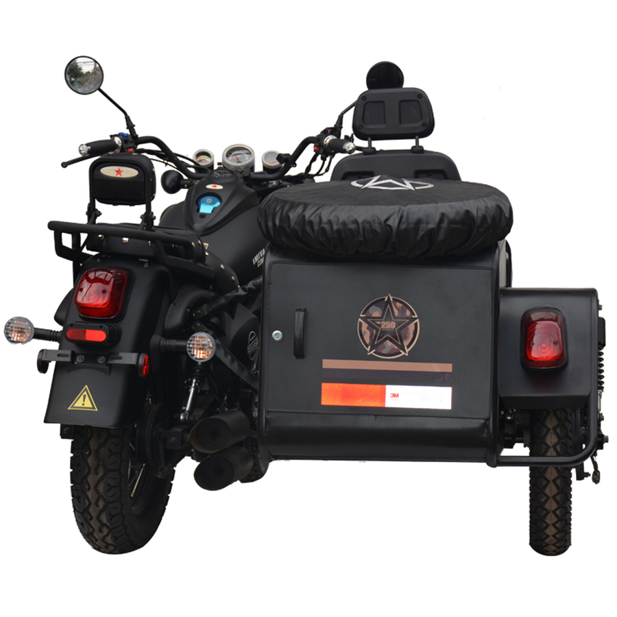 Cheap 250cc Motorcycle Sidecar - New 3-Wheel Motorbike with 90km/h