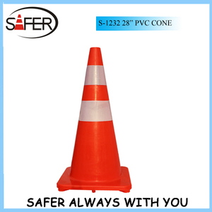 Conos anaranjados de Tránsito con dos reflectante - Product Image 1