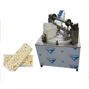 puffed rice ball forming machine peanut candy cereal bar forming cutting machine