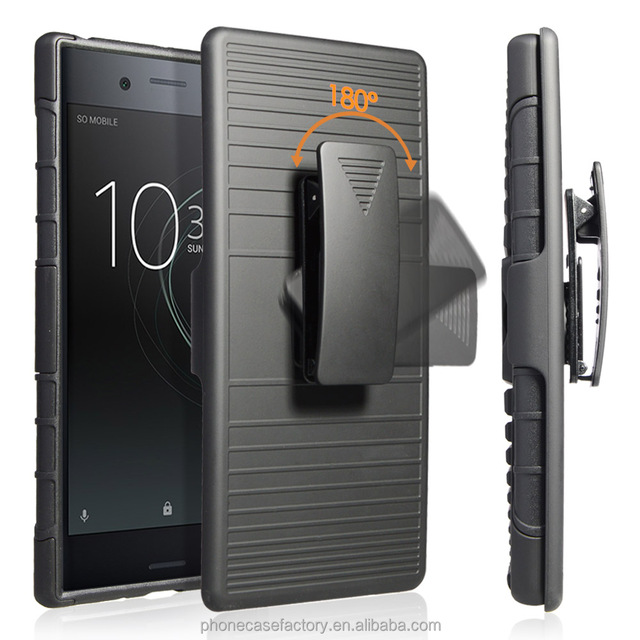 Fast Delivery Wholesaler Hybrid TPU PC Back Cover case for sony Xperia Xz Premium G8142 Magnet Holder case