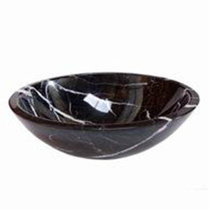 Custom negro piedra de mármol <span class=keywords><strong>lavabo</strong></span> redondo precio - Product Image 1