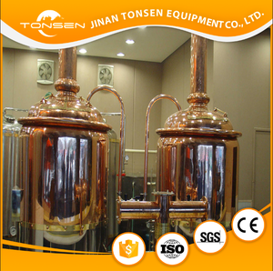 Hôtel largement utilisé équipement de bière en cuivre fermenteurs coniques - Product Image 5