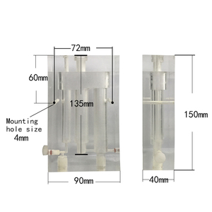 Célula de fluxo acrílica para ph aplicação da circulação do sensor da água - Product Image 2