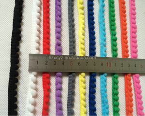 2024 nhà máy trực tiếp Bán hàng nóng mềm bông tua Pompom TRIM rìa - Product Image 2