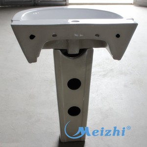 Grande taille sanitaires ronde <span class=keywords><strong>salle</strong></span> <span class=keywords><strong>de</strong></span> <span class=keywords><strong>bain</strong></span> lavabo sur colonne - Product Image 4