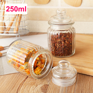 250 ml 650 ml 950 ml 1350 ml Décor À La Maison De Style <span class=keywords><strong>Campagnard</strong></span> Clair Pot De Stockage, bocal En Verre de bonbon Pour - Product Image 2
