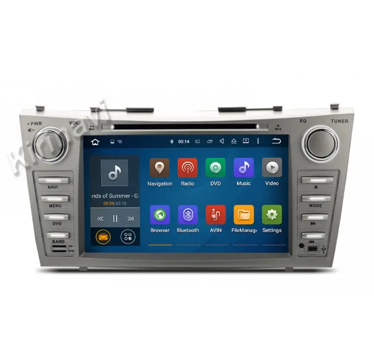 Kirinavi WC-TC8006 Android 10.0 Auto Multimedia Systeem Voor Toyota Camry 2007 - 2011 Auto Pc Met Gps Wifi Auto Dvd speler Radio