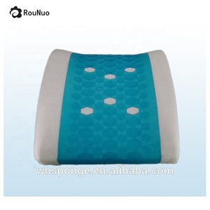 Gel Lumbar Support Cushion, Comfortable <strong>Backrest</strong> <strong>Pillow</strong> for Office Chair - Product Image 3