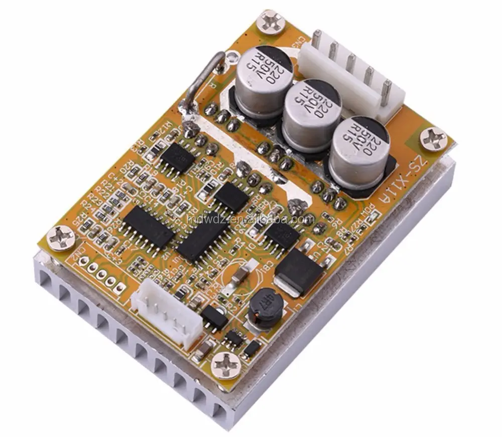 DC 5-36V 350W High Power Motor Controller Driver Board, Brushless DC Motor Speed Regulator Control with Reversible Switch