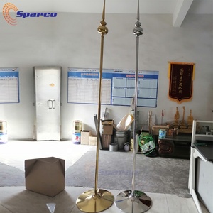 3 m lucidato a specchio in acciaio inox e alluminio pennone dritto ufficio indoor palo di bandiera