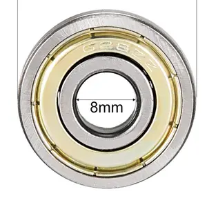 Rolamento de tamanho da polegada da escavadeira da alta velocidade 628-2z rolamento resistente