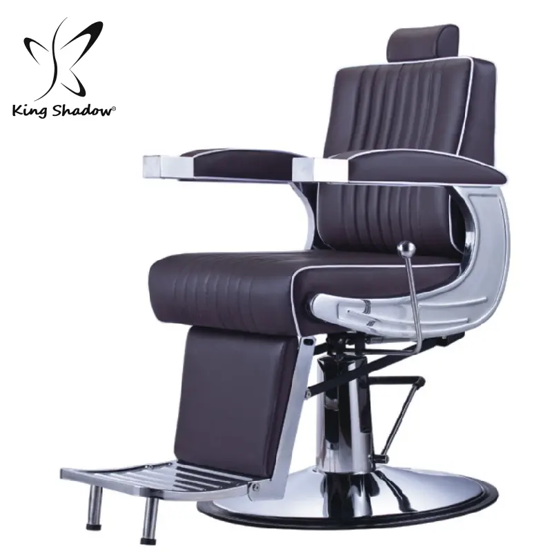 Furgle King — chaise de salon de coiffure pour hommes, ombre verte d'olive, style barbier, accessoire utilisé dans le salon de coiffure