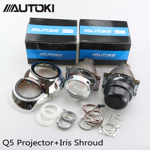 Mini D2S Kim Loại Q5 3.0 Inch HID Bi Xenon Đèn Pha Ống Kính Máy Chiếu + Iris Những Tấm Vải Liệm Sử Dụng D2S D2H Bóng Đèn Đèn - Product Image 3