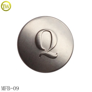 Hot bán denim nút tùy chỉnh sương mù bạc kim loại jean nút - Product Image 1