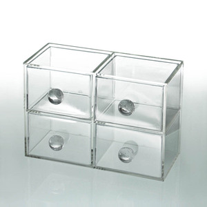 Clear 3 Tier Plastic Ring Storage Drawer Box <b>for</b> Jewelry - Product Image 3