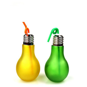 50ml 100ml 150ml 200ml 250ml 300ml ánh sáng bóng đèn hình thủy tinh Nước Trái Cây thủy tinh uống chai nước trái cây chai - Product Image 4