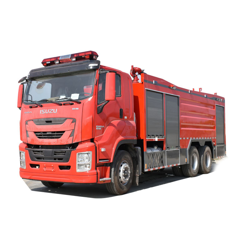 Brand heavy duty Water Foam Powder Combined Fire Fighting Truck