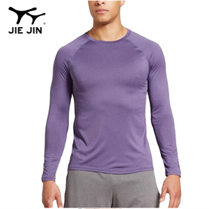 Hoạt Động Mặc Tops Phòng Tập Thể Dục Dài Tay Áo Tùy Chỉnh Nén Người Đàn Ông Dài Tay Áo Phòng Tập Thể Dục Áo Sơ Mi - Product Image 3