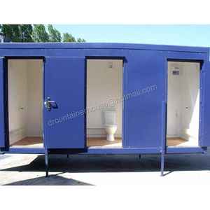 Trung Quốc Prefab Đúc Sẵn Ngoài Trời Giá Rẻ Modular Công Cộng <span class=keywords><strong>20ft</strong></span> <span class=keywords><strong>40ft</strong></span> Di Động Di Động <span class=keywords><strong>Container</strong></span> Phòng Tắm Vòi Hoa Sen Nhà Vệ Sinh Cho Bán - Product Image 2