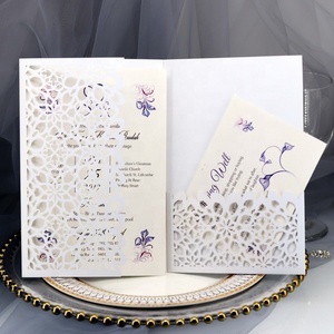 Nguồn Cung Cấp Tiệc Ngày Valentine Quà Tặng Cắt Laser In Thiệp Chúc Mừng - Product Image 2