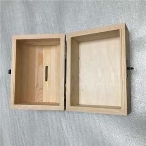 Caja de Madera Antigua sin Terminar, Cofre del <span class=keywords><strong>Tesoro</strong></span> Pirata, Caja de Ahorro de Dinero con Cerradura y Llave para Niños y Adultos - Product Image 5