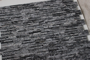 แผงหินวัฒนธรรมแบบเรียงซ้อนหินอ่อนสำเร็จรูปหลากสีสีดำ<span class=keywords><strong>โบราณ</strong></span> - Product Image 4