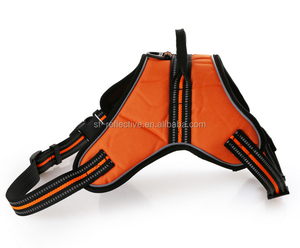 Colore arancione riflettente avventura all'aria aperta morbido imbottito animale domestico della maglia cane da caccia di sicurezza imbracatura pet cinghie vestiti della maglia - Product Image 3