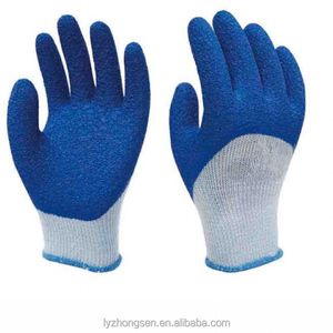 Venta caliente de la fábrica de algodón recubierto de calibre 10 construcción guantes de trabajo - Product Image 1
