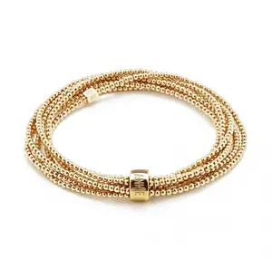 2019 New Fashion V-Day Collection Lucki Gold Looped Bracelet