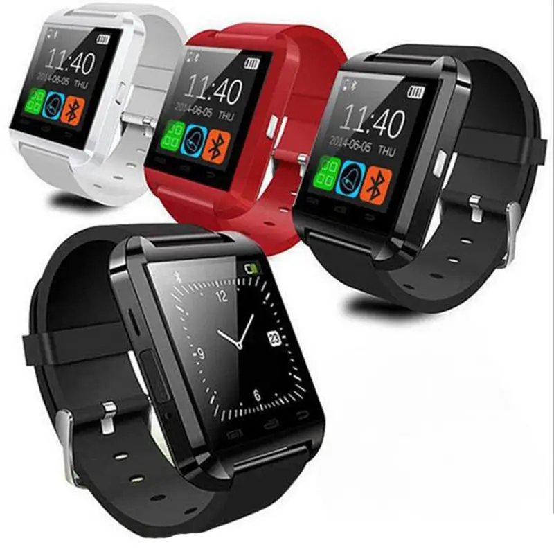 Sport Polsband A1 Slimme Horloge Nieuwe Draadloze U8 Oplaadbare Smartwatches Voor Ios Voor Android Mobiele Telefoon Polshorloge