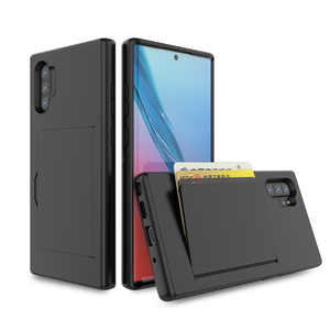 Étui portefeuille pour <span class=keywords><strong>Samsung</strong></span> <span class=keywords><strong>S10e</strong></span> S10 Plus Note 10 avec fentes pour cartes et poche pour argent Fermeture magnétique Étui de protection pour téléphone - Product Image 5