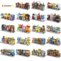 Sembo block – jouets pour enfants, modèles 3D compatibles, blocs de construction, mini street view, jouets de développement, loisirs
