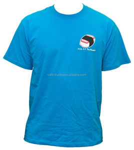 Moda 100% algodón barato hombres camiseta impresa personalizada equipo de buceo suelta Oversize media manga Fitness 100% algodón camiseta - Product Image 1