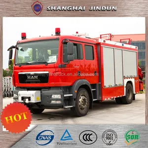 Popüler Dongfeng Yangın Söndürme Kamyon/8000 Litre ~ 10000 Litre Yangın Kamyon Üreticileri Avrupa