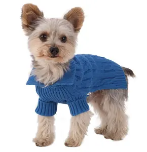 Ucuz köpek giysileri küçük köpekler için, güzel merinos yünü köpek giysileri