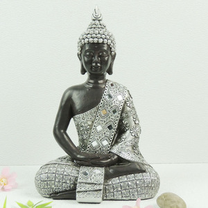 Statue de Bouddha en résine pour la décoration intérieure, prix abordable - Product Image 1