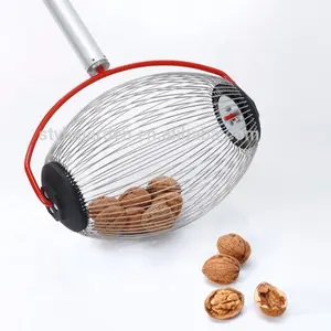 Recolector de Frutos de Pecanas, Nueces de Tigre y Otros Frutos Secos, con Jaula de Alambre de Acero para Patio, Jardín o Césped - Product Image 1