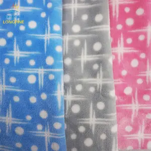 Новейшие образцы печатных тканые щеткой одеяло фланель Snuggle фланель флисовая ткань