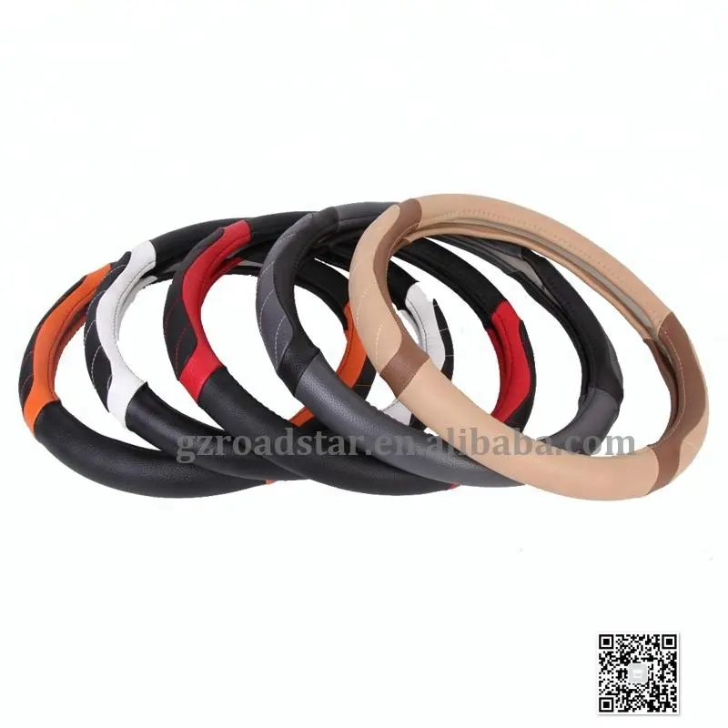 Cheap Price Leather Steering Wheel Cover With Multi-color For High Quality