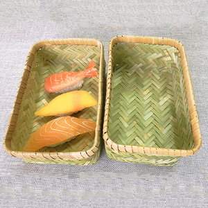<strong>Cheap</strong> Bamboo <strong>Basket</strong> Bamboo Fruit <strong>Basket</strong> Sushi Food Rectangle <strong>Basket</strong> - Product Image 4