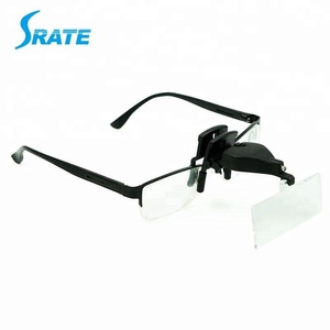 1.5X <span class=keywords><strong>2</strong></span>.5X 3.5X iluminado ojo gafas lupa con Clip tercera <span class=keywords><strong>mano</strong></span> con luz lupa para baja visión - Product Image 1