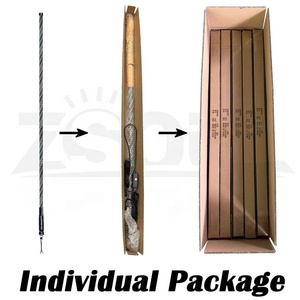 ไฟ LED RGB 5FT ม. 1.5แส้เตือนธงสำหรับรถบรรทุก Polaris RZR ออฟโร้ด ATV UTV - Product Image 6