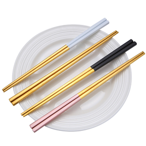 <span class=keywords><strong>Palillos</strong></span> chapados en <span class=keywords><strong>acero</strong></span> inoxidable 304, tipo cuadrado - Product Image 1