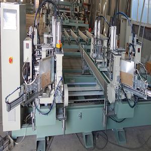 Bốn điểm góc hàn PVC cửa sổ nhựa máy làm với PLC như thành phần cốt lõi - Product Image 4