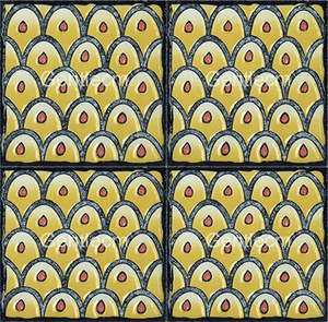 En stock decoración interior azulejos amarillo patrón <span class=keywords><strong>de</strong></span> <span class=keywords><strong>escama</strong></span> <span class=keywords><strong>de</strong></span> <span class=keywords><strong>pez</strong></span> <span class=keywords><strong>azulejo</strong></span> 100x100mm esmalte <span class=keywords><strong>de</strong></span> color <span class=keywords><strong>de</strong></span> cerámica <span class=keywords><strong>de</strong></span> azulejos <span class=keywords><strong>de</strong></span> mosaico <span class=keywords><strong>de</strong></span> arte <span class=keywords><strong>azulejo</strong></span> - Product Image 3