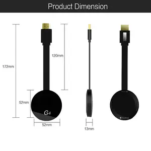 G4 Wireless Display TV, Dongle HDMI pour Smartphone Android et Tablette, Nouveau, 2019