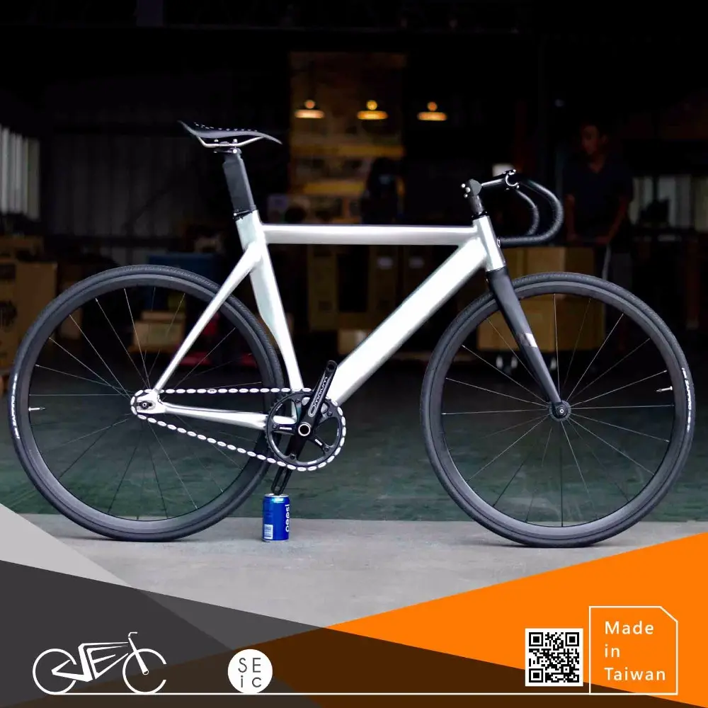 ताइवान तय गियर बाइक मिश्र धातु ट्रैक फ्लिप फ्लॉप पहिया fixies साइकिल