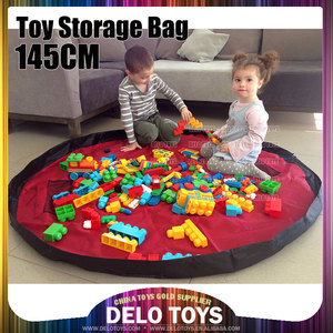 Grande 57 " bebé embroma juegan la estera del piso juguete <span class=keywords><strong>de</strong></span> almacenamiento organizador rápidamente fácilmente pliegaDE00018 - Product Image 1