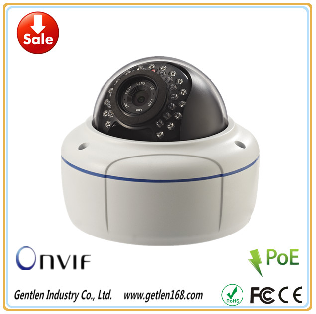 Ip-камера poe onvif 720p 1.0 мегапиксельной водонепроницаемый ик варифокальный крытый и открытый ip-камера