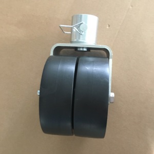 Nuova Ruota di Supporto in Plastica BULLDOG da 6 Pollici per Rimorchio - Capacità di Carico 2000 libbre - Product Image 3